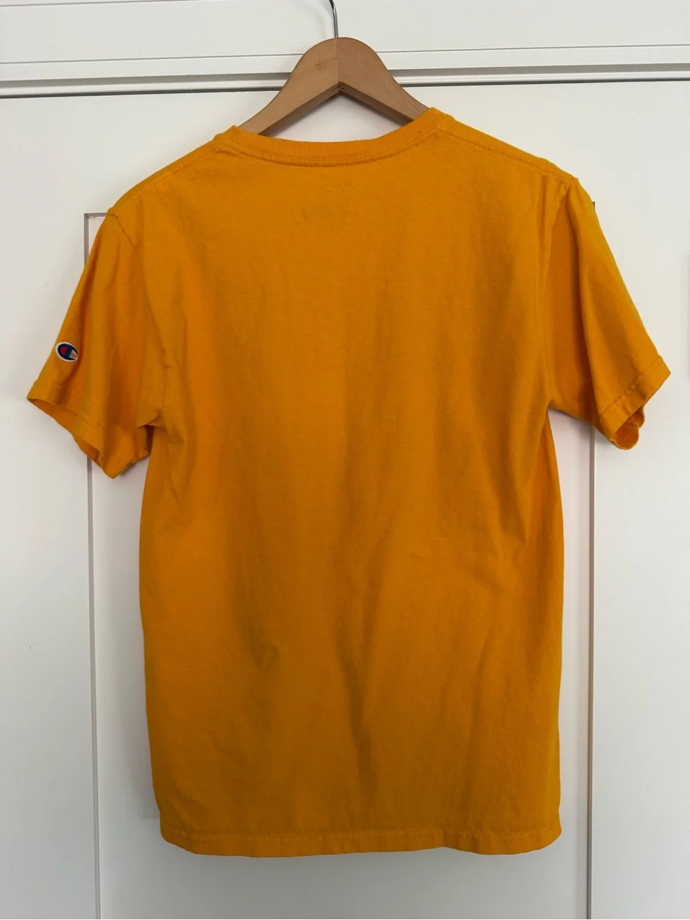 Carleton College  Graphic Tee in Gold with Navy  Lettering Size Small - Picture 2 of 6